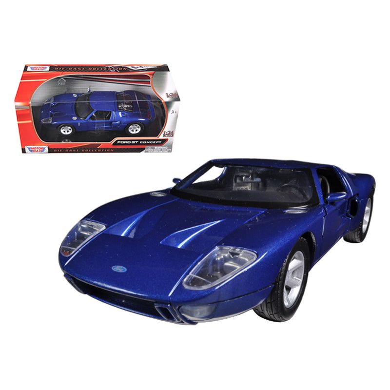 Ford GT Blue 1/24 Diecast Car Model by Motormax - Motormax - ModelCars.com