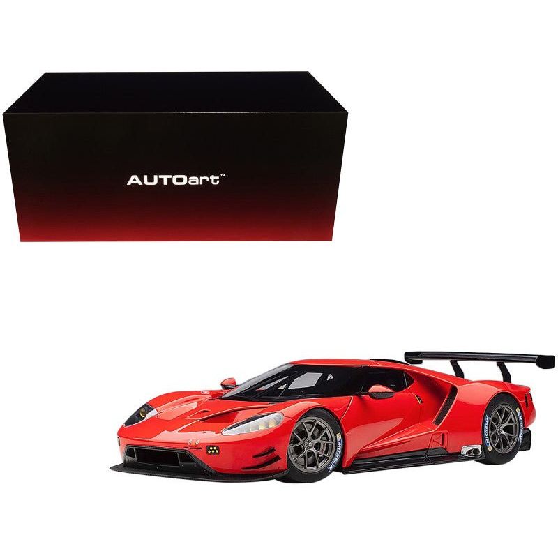 Ford GT Le Mans Plain Color Version Red 1/18 Model Car by Autoart - Autoart - ModelCars.com