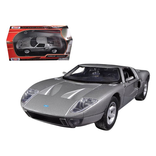 Ford GT Silver 1/24 Diecast Car Model by Motormax - Motormax - ModelCars.com