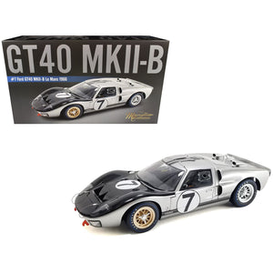 Ford GT40 MKII-B #7 Graham Hill - Brian Muir "Alan Mann Racing" "24 Hours of Le Mans" (1966) "Masterpiece Collection" 1/12 Diecast Model Car by ACME