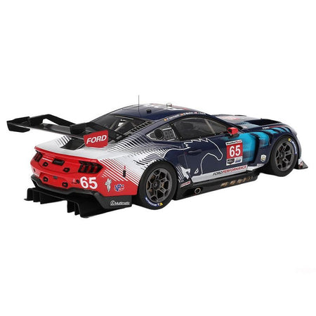 Ford Mustang GT3 #65 Joey Hand - Dirk Muller - Frederic Vervisch "Ford Multimatic Motorsports" IMSA "24 Hours of Daytona" (2024) 1/18 Model Car by Top Speed-Top Speed-ModelCars.com
