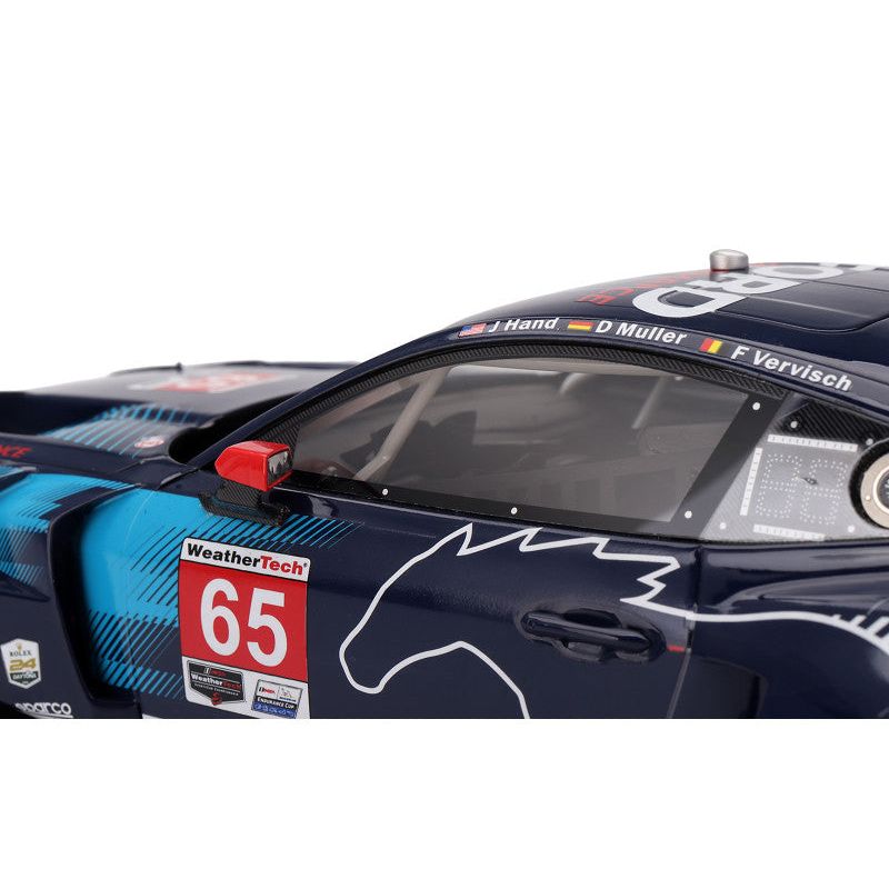 Ford Mustang GT3 #65 Joey Hand - Dirk Muller - Frederic Vervisch "Ford Multimatic Motorsports" IMSA "24 Hours of Daytona" (2024) 1/18 Model Car by Top Speed-Top Speed-ModelCars.com