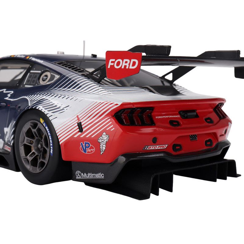 Ford Mustang GT3 #65 Joey Hand - Dirk Muller - Frederic Vervisch "Ford Multimatic Motorsports" IMSA "24 Hours of Daytona" (2024) 1/18 Model Car by Top Speed-Top Speed-ModelCars.com