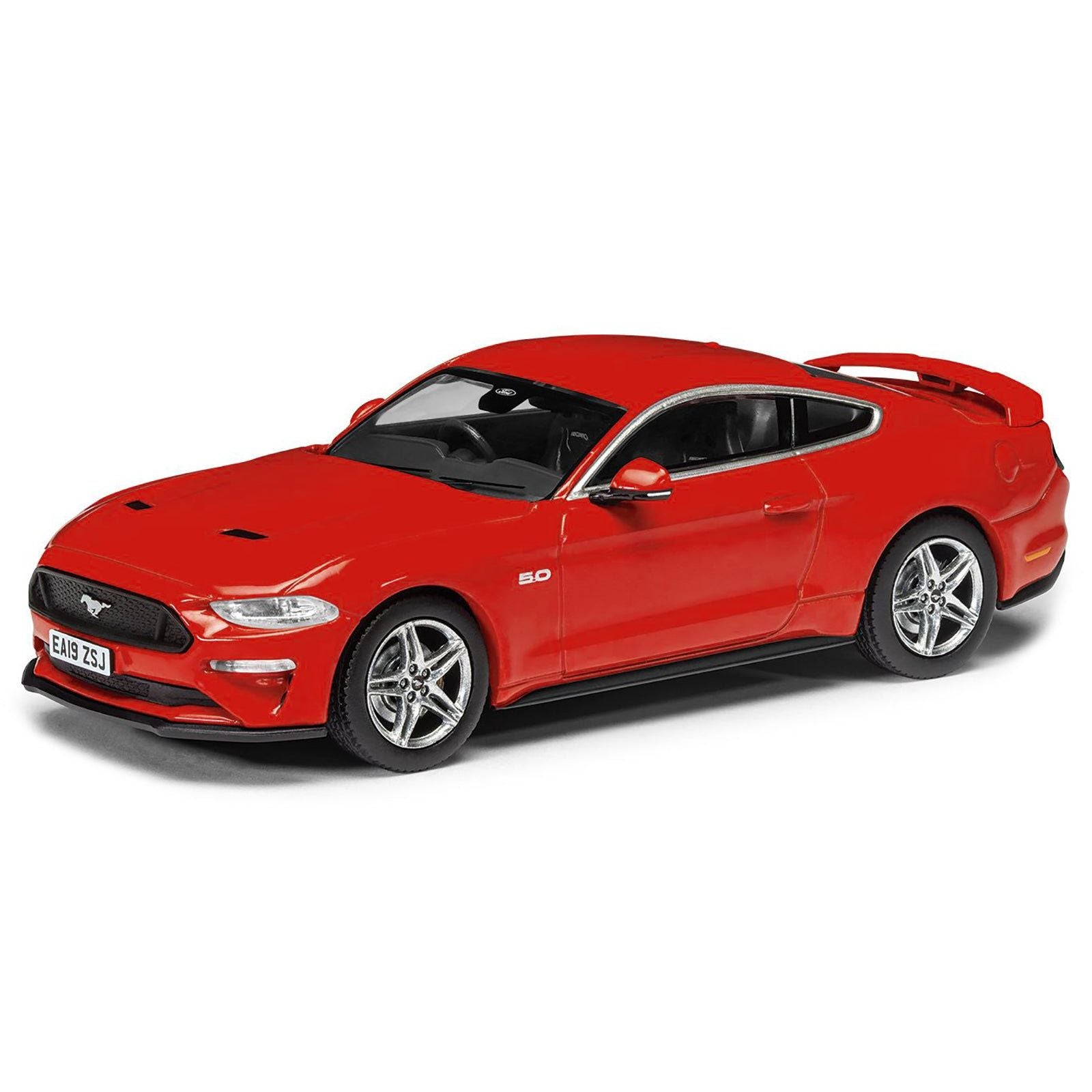 Ford Mustang Mk6 GT Fastback 5.0 RHD (Right Hand Drive) Race Red "Vanguards" Series 1/43 Diecast Model Car by Corgi - Corgi - ModelCars.com