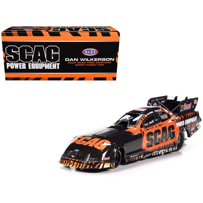 Ford Mustang NHRA Funny Car Dan Wilkerson "SCAG Power Equipment" (2024) Limited Edition 1/24 Diecast Model by Auto World-Autoworld-ModelCars.com