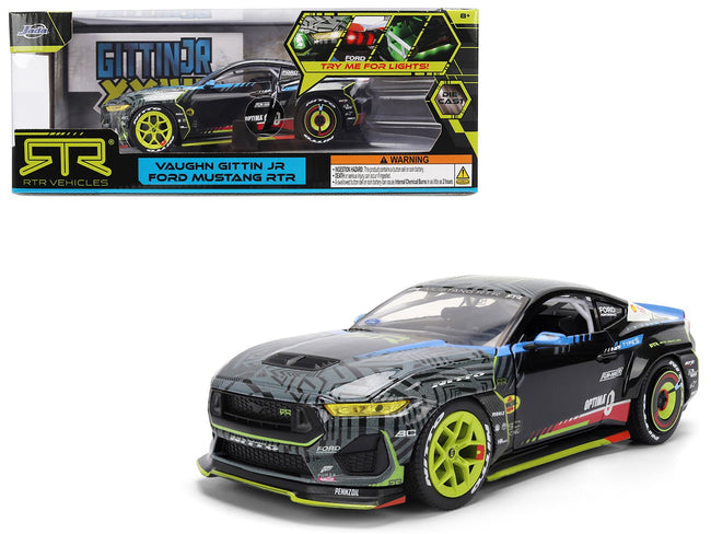 Ford Mustang RTR #25 Vaughn Gittin Jr. "Formula Drift PRO Championship" (2025) with Lights "RTR Vehicles" Series 1/24 Diecast Model Car by Jada-Jada-ModelCars.com