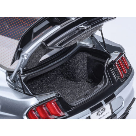 Ford Mustang Shelby GT500 Iconic Silver Metallic with Black Stripes 1/18 Model Car by Autoart-Autoart-ModelCars.com