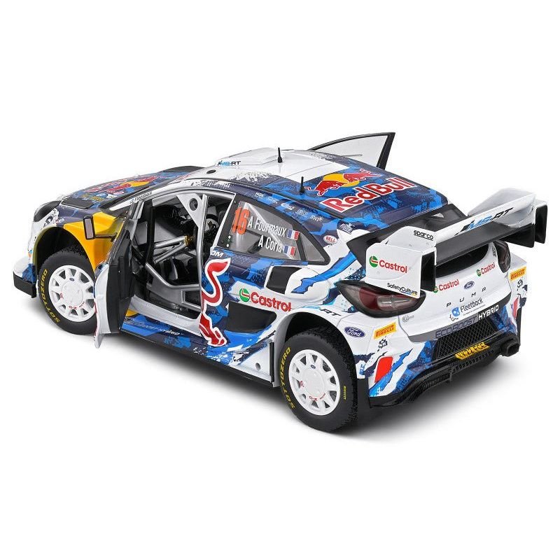 Ford Puma Rally1 Hybrid #16 Adrien Fourmaux - Alexandre Coria 3rd Place "Rally Sweden" (2024) "Competition" Series 1/18 Diecast Model Car by Solido-Solido-ModelCars.com