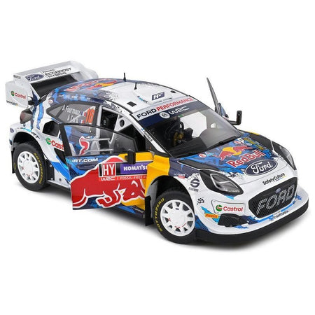 Ford Puma Rally1 Hybrid #16 Adrien Fourmaux - Alexandre Coria 3rd Place "Rally Sweden" (2024) "Competition" Series 1/18 Diecast Model Car by Solido-Solido-ModelCars.com