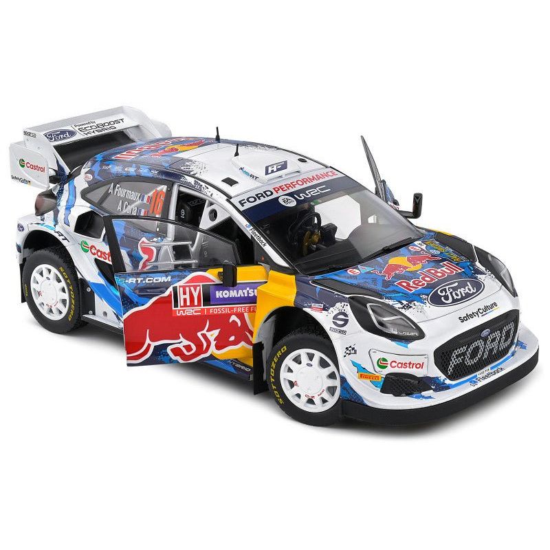 Ford Puma Rally1 Hybrid 16 Adrien Fourmaux - Alexandre Coria 3rd Place "Rally Sweden" (2024) "Competition" Series 1/18 Diecast Model Car by Solido - Solido - ModelCars.com
