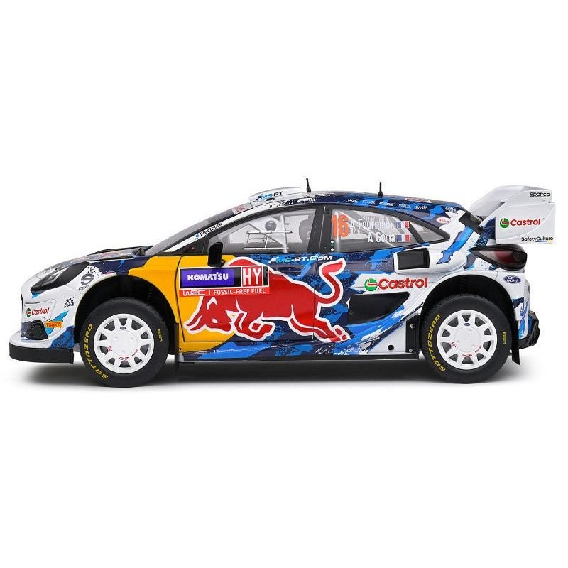 Ford Puma Rally1 Hybrid #16 Adrien Fourmaux - Alexandre Coria 3rd Place "Rally Sweden" (2024) "Competition" Series 1/18 Diecast Model Car by Solido-Solido-ModelCars.com