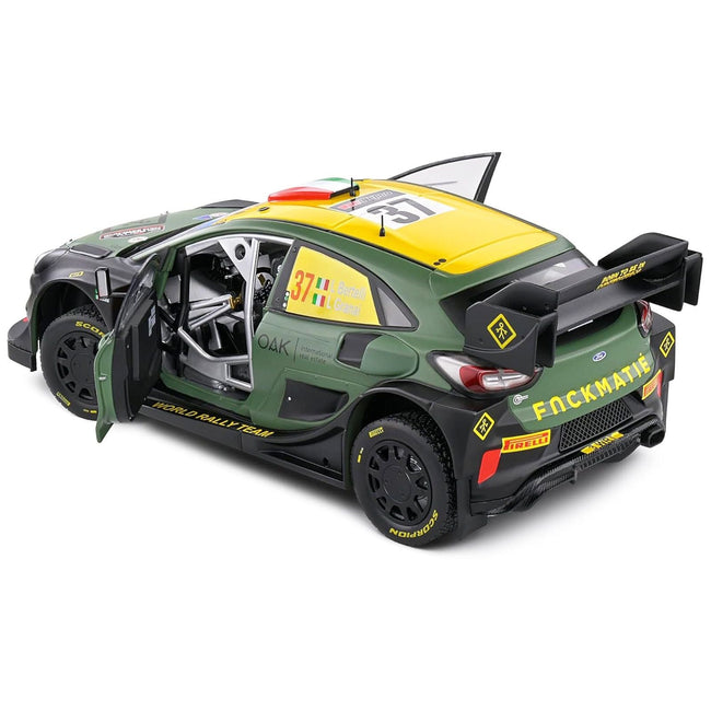 Ford Puma Rally1 Hybrid #37 Lorenzo Bertelli - Lorenzo Granai "Rally New Zealand" (2022) "Competition" Series 1/18 Diecast Model Car by Solido-Solido-ModelCars.com