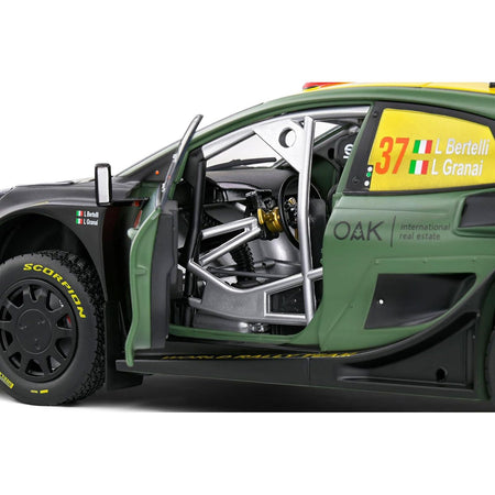 Ford Puma Rally1 Hybrid 37 Lorenzo Bertelli - Lorenzo Granai "Rally New Zealand" (2022) "Competition" Series 1/18 Diecast Model Car by Solido - Solido - ModelCars.com