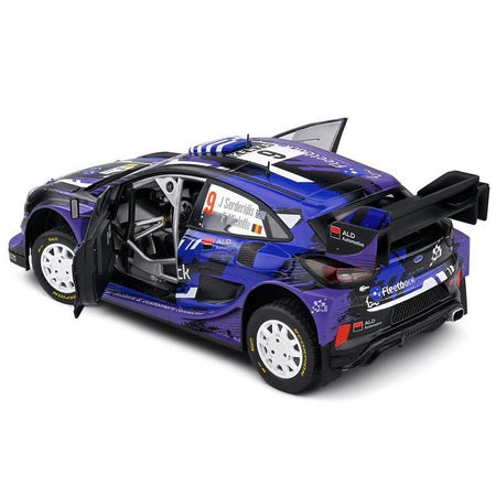 Ford Puma Rally1 Hybrid #9 Jourdan Serderidis - Frederic Miclotte "Safari Rally Kenya" (2022) "Competition" Series 1/18 Diecast Model Car by Solido-Solido-ModelCars.com