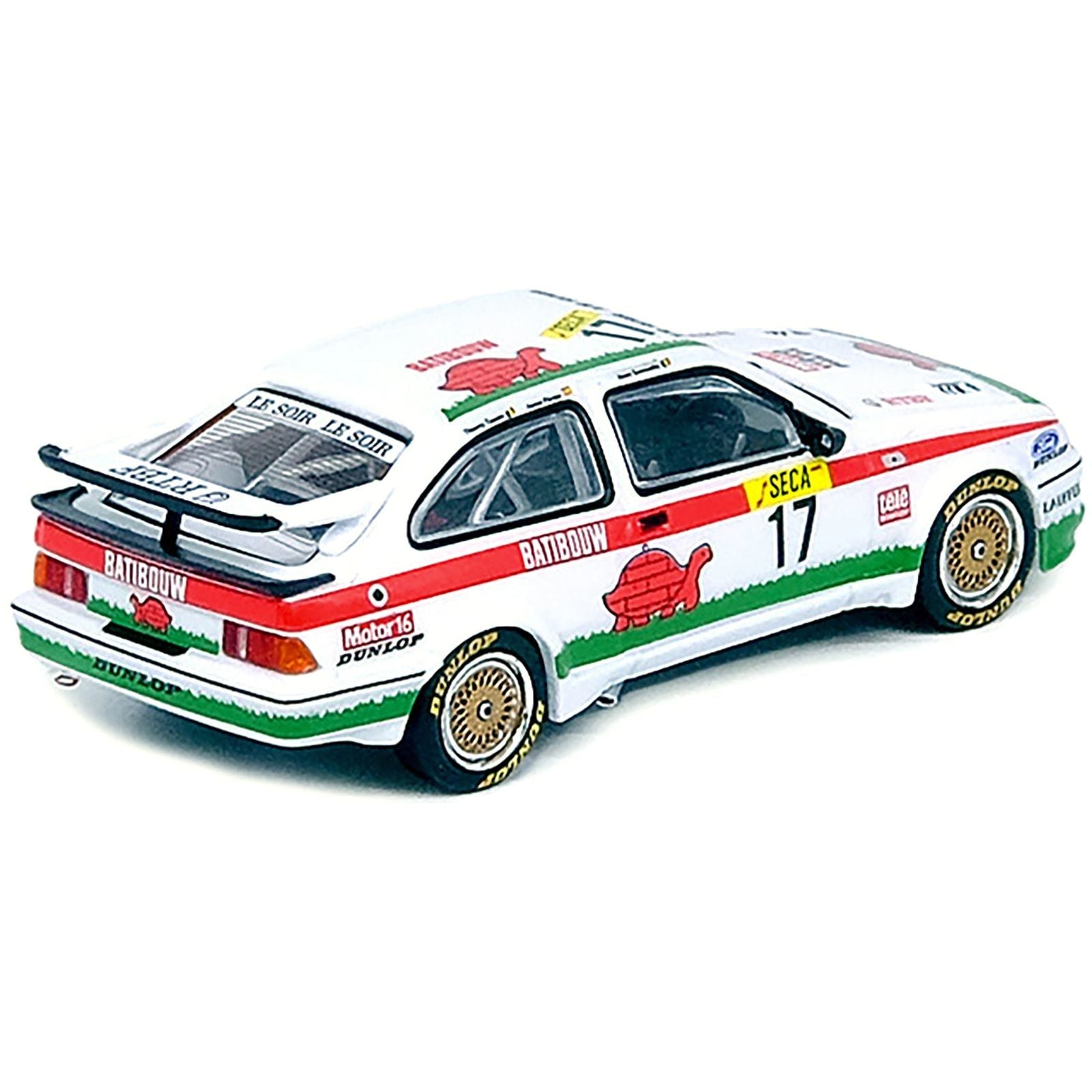 Ford Sierra RS500 Cosworth RHD (Right Hand Drive) 17 Alain Semoulin - Jesus Pareja - Thierry Tassin "BATIBOUW" WTCC World Touring Car Championship Spa 24 Hours (1987) 1/64 Diecast Model Car by Inno Models - Inno Models - ModelCars.com
