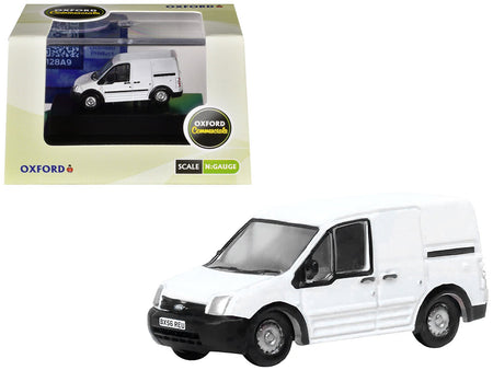 Ford Transit Connect Van RHD (Right Hand Drive) Frozen White 1/148 (N) Scale Diecast Model Car by Oxford Diecast-Oxford Diecast-ModelCars.com