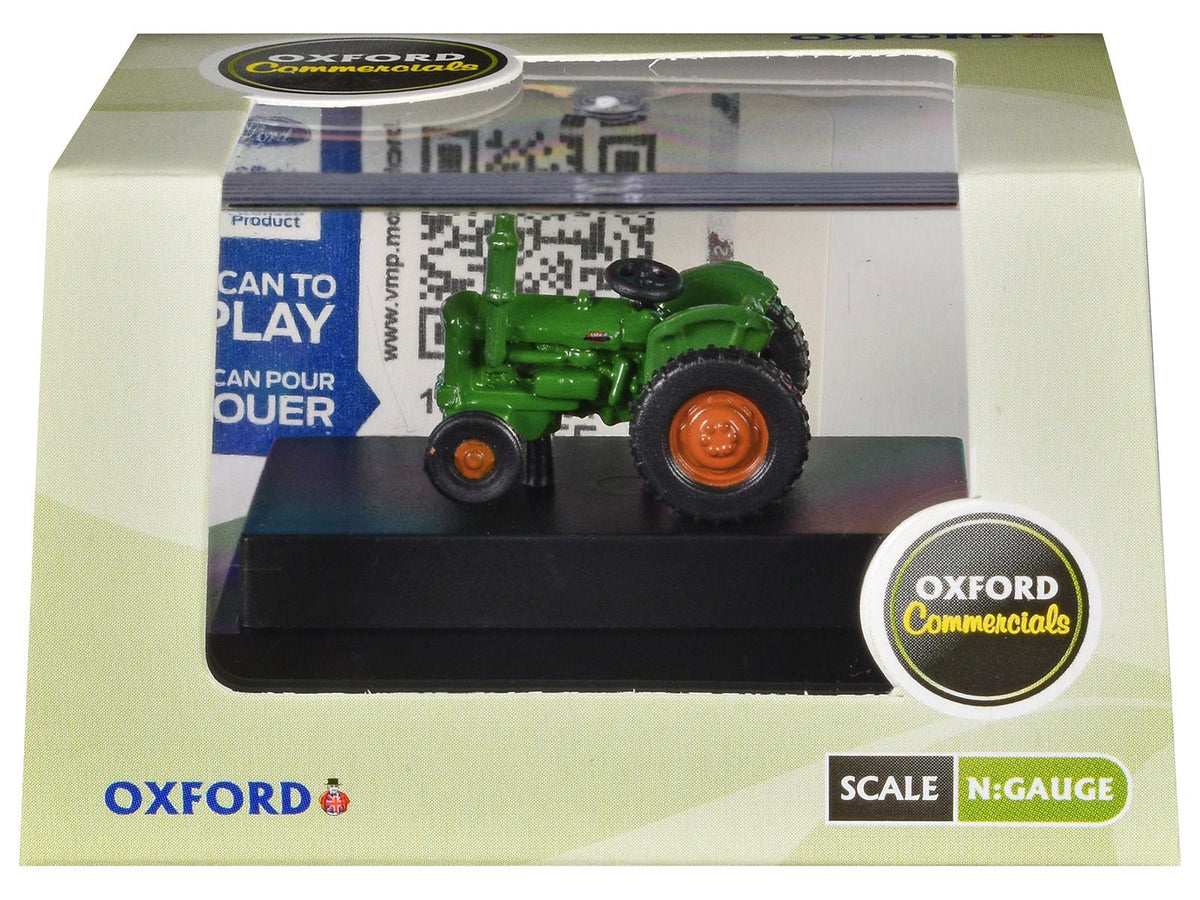 Fordson Tractor Green with Orange Wheels 1/148 (N) Scale Diecast Model Car by Oxford Diecast-Oxford Diecast-ModelCars.com
