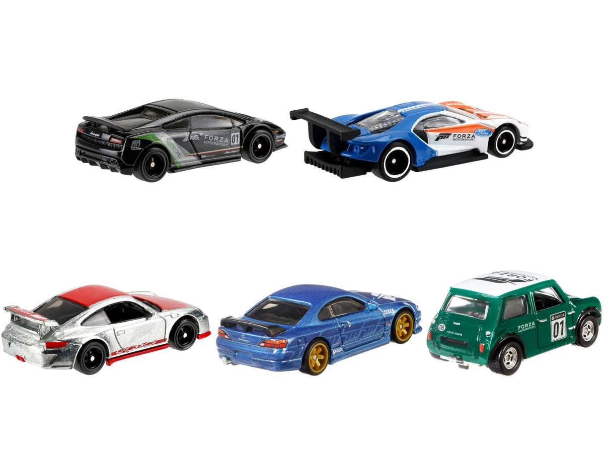 "Forza Motorsport" 5 piece Set Diecast Model Cars by Hot Wheels-Hotwheels-ModelCars.com