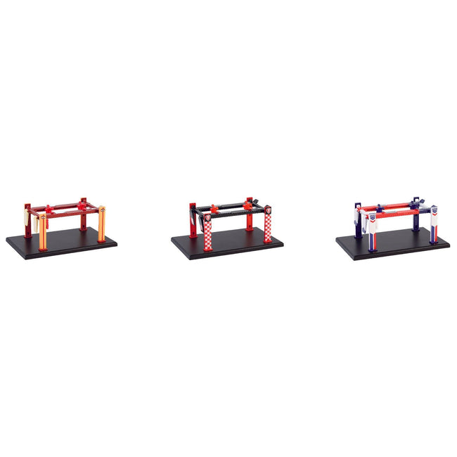 "Four - Post Lifts" Set of 3 pieces Series 6 1/64 Diecast Models by Greenlight - Greenlight - ModelCars.com