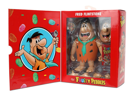 Fred Flintstone 6" Moveable Figure with Accessories and Alternate Head and Hands "The Flintstones - Post Fruity Pebbles" Model by Jada-Jada-ModelCars.com