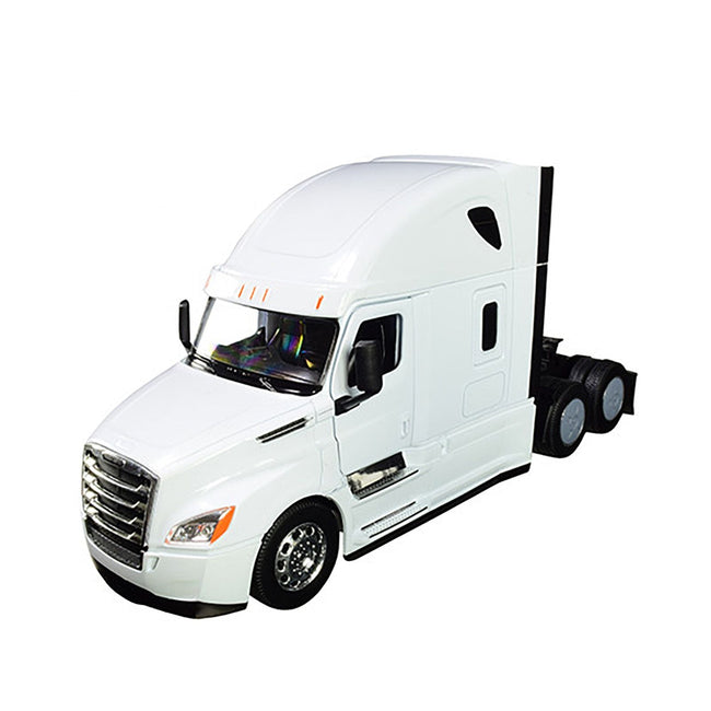 Freightliner Cascadia Truck White "Transporter" 1/32 Diecast Model by Welly-Welly-ModelCars.com