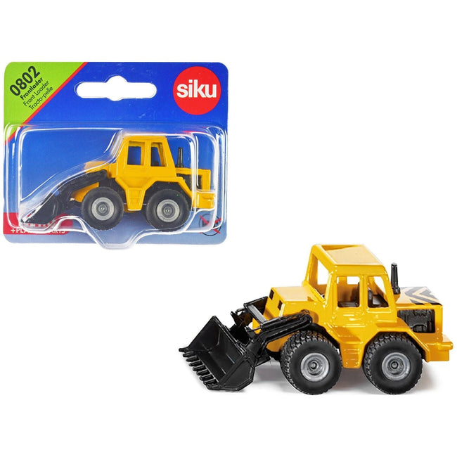 Front Loader Yellow and Black Diecast Model by Siku-SIKU-ModelCars.com