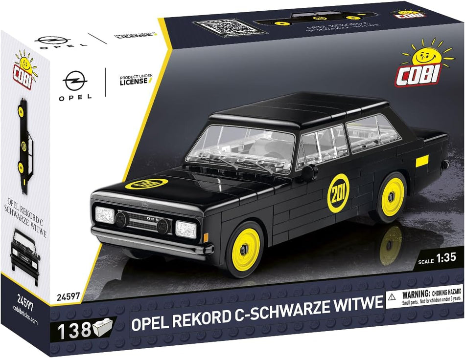 Cobi Opel Collection OPEL REKORD C - SCHWARZE WITWE Vehicle