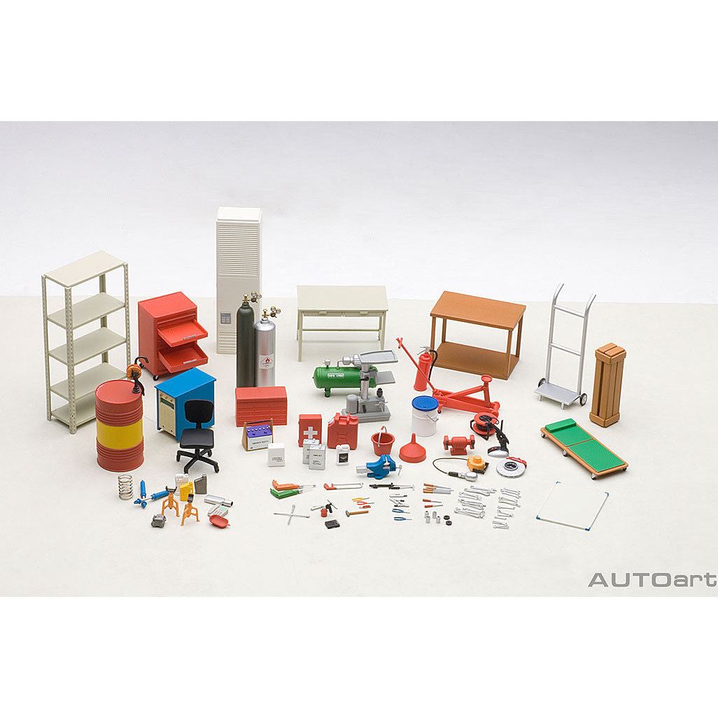 Garage Kit Set for 1/18 Scale Models by Autoart - Autoart - ModelCars.com