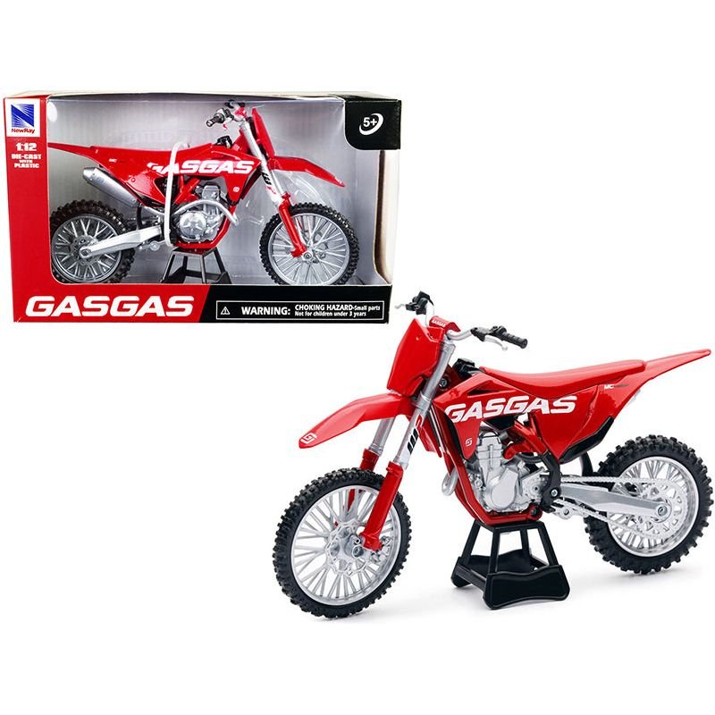GasGas MC 450F Bike Motorcycle Red 1/12 Diecast Model by New Ray - New Ray - ModelCars.com