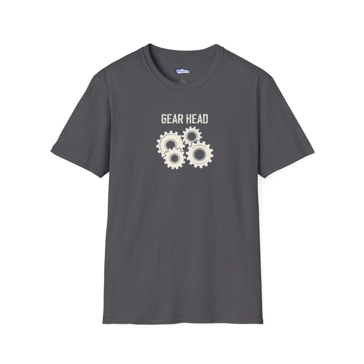 Gear Head Vintage T-Shirt - Light Text Design + Graphic-Modelcars.com-ModelCars.com