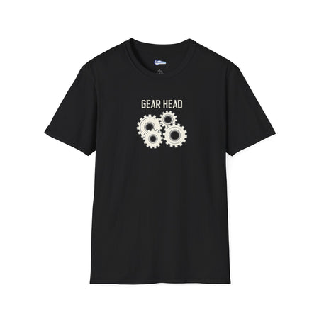 Gear Head Vintage T-Shirt - Light Text Design + Graphic-Modelcars.com-ModelCars.com