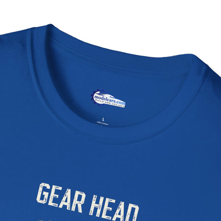 Gear Head Vintage T-Shirt - Light Text Design + Graphic-Modelcars.com-ModelCars.com