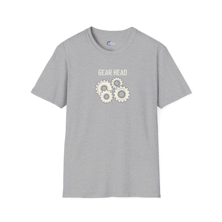 Gear Head Vintage T-Shirt - Light Text Design + Graphic-Modelcars.com-ModelCars.com