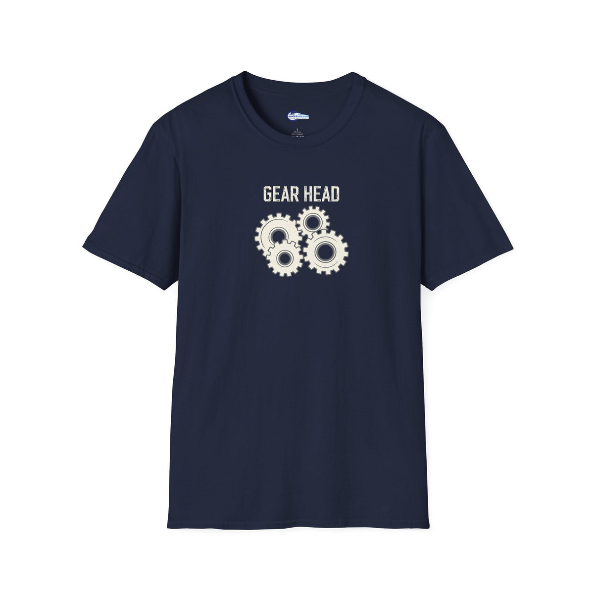 Gear Head Vintage T-Shirt - Light Text Design + Graphic-Modelcars.com-ModelCars.com