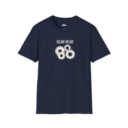 Gear Head Vintage T-Shirt - Light Text Design + Graphic-Modelcars.com-ModelCars.com