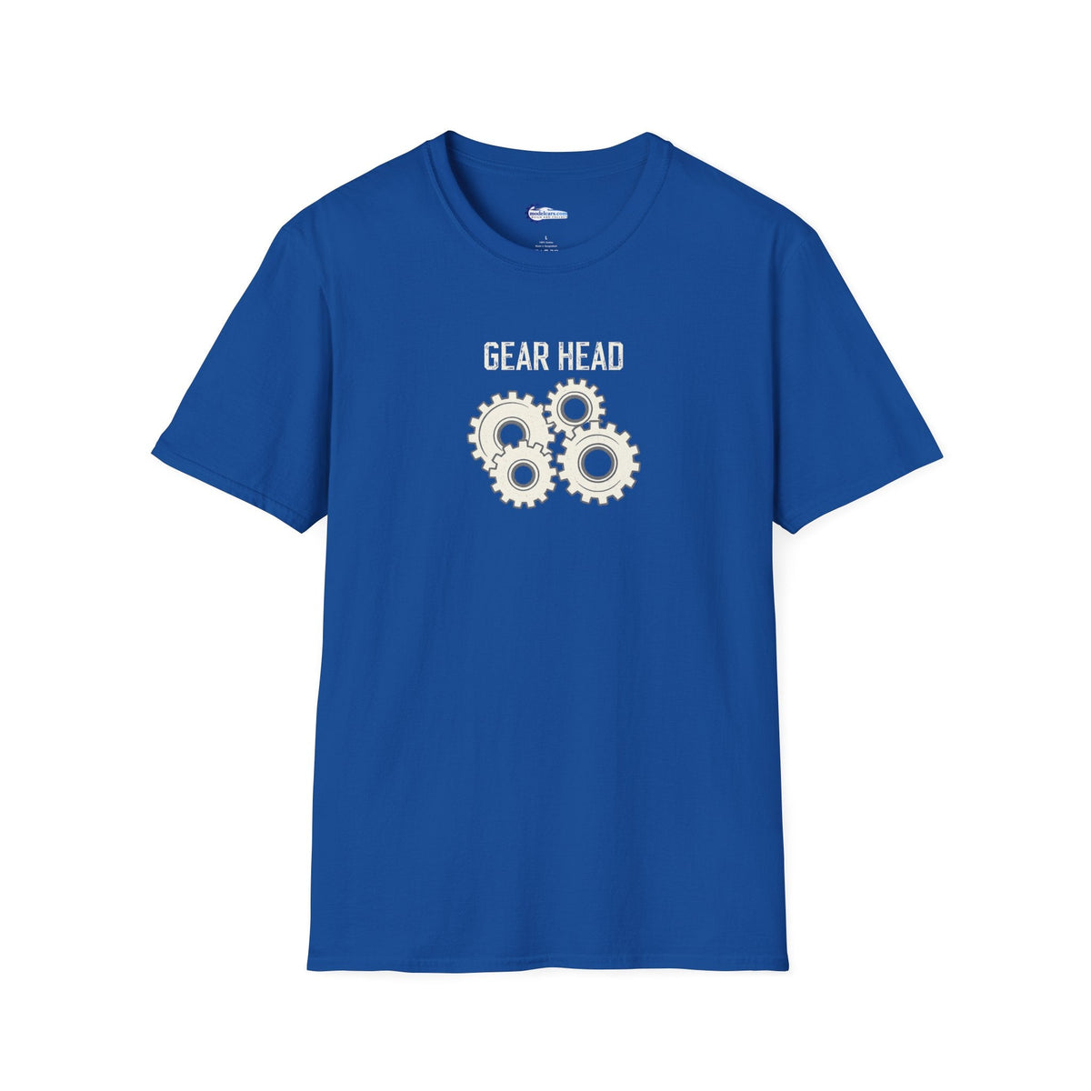 Gear Head Vintage T-Shirt - Light Text Design + Graphic-Modelcars.com-ModelCars.com