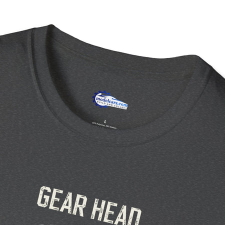 Gear Head Vintage T-Shirt - Light Text Design + Graphic-Modelcars.com-ModelCars.com