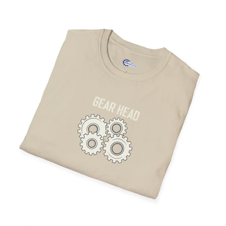 Gear Head Vintage T-Shirt - Light Text Design + Graphic-Modelcars.com-ModelCars.com