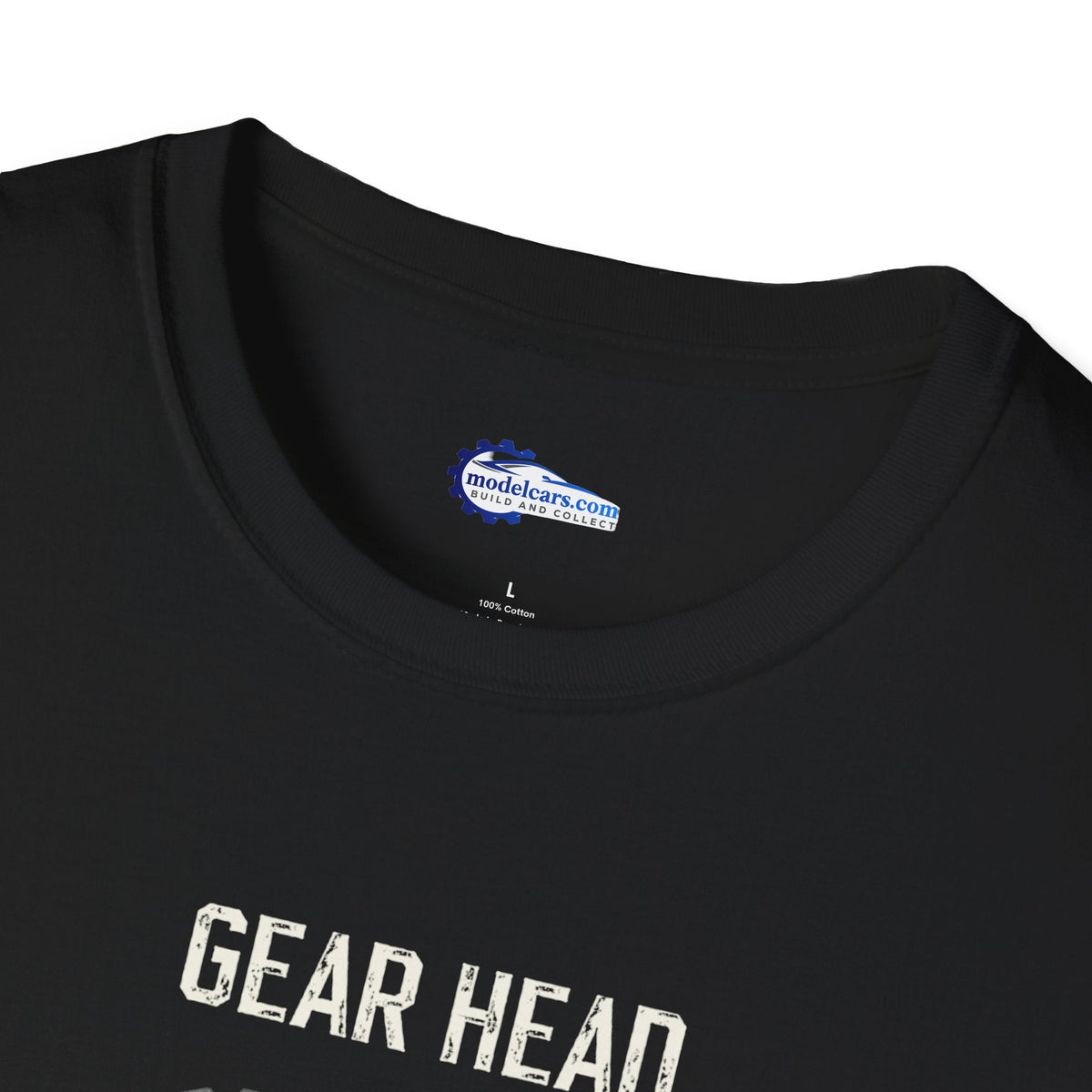 Gear Head Vintage T-Shirt - Light Text Design + Graphic-Modelcars.com-ModelCars.com