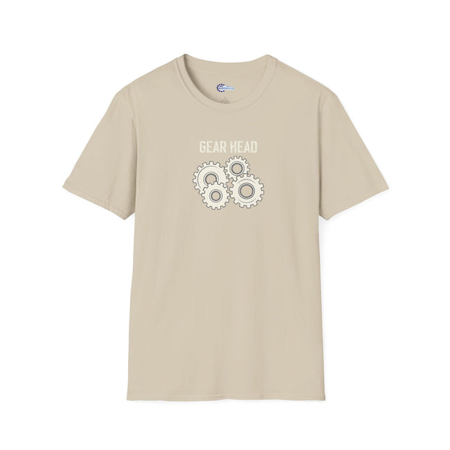 Gear Head Vintage T-Shirt - Light Text Design + Graphic-Modelcars.com-ModelCars.com