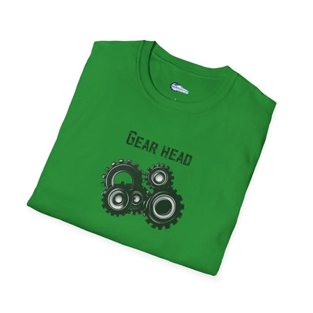 Gear Head Vintage T-Shirt - Text Design + Graphic-Modelcars.com-ModelCars.com