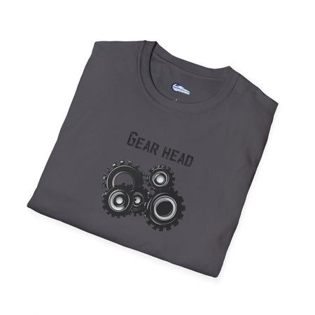 Gear Head Vintage T-Shirt - Text Design + Graphic-Modelcars.com-ModelCars.com