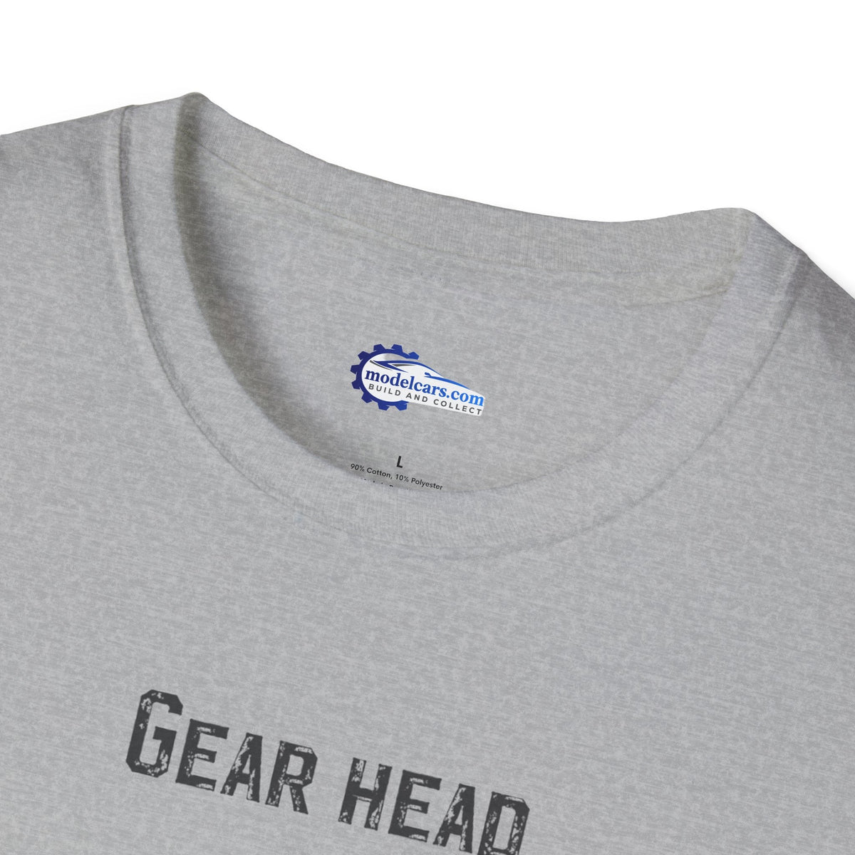 Gear Head Vintage T-Shirt - Text Design + Graphic-Modelcars.com-ModelCars.com