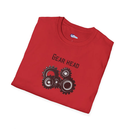 Gear Head Vintage T-Shirt - Text Design + Graphic-Modelcars.com-ModelCars.com