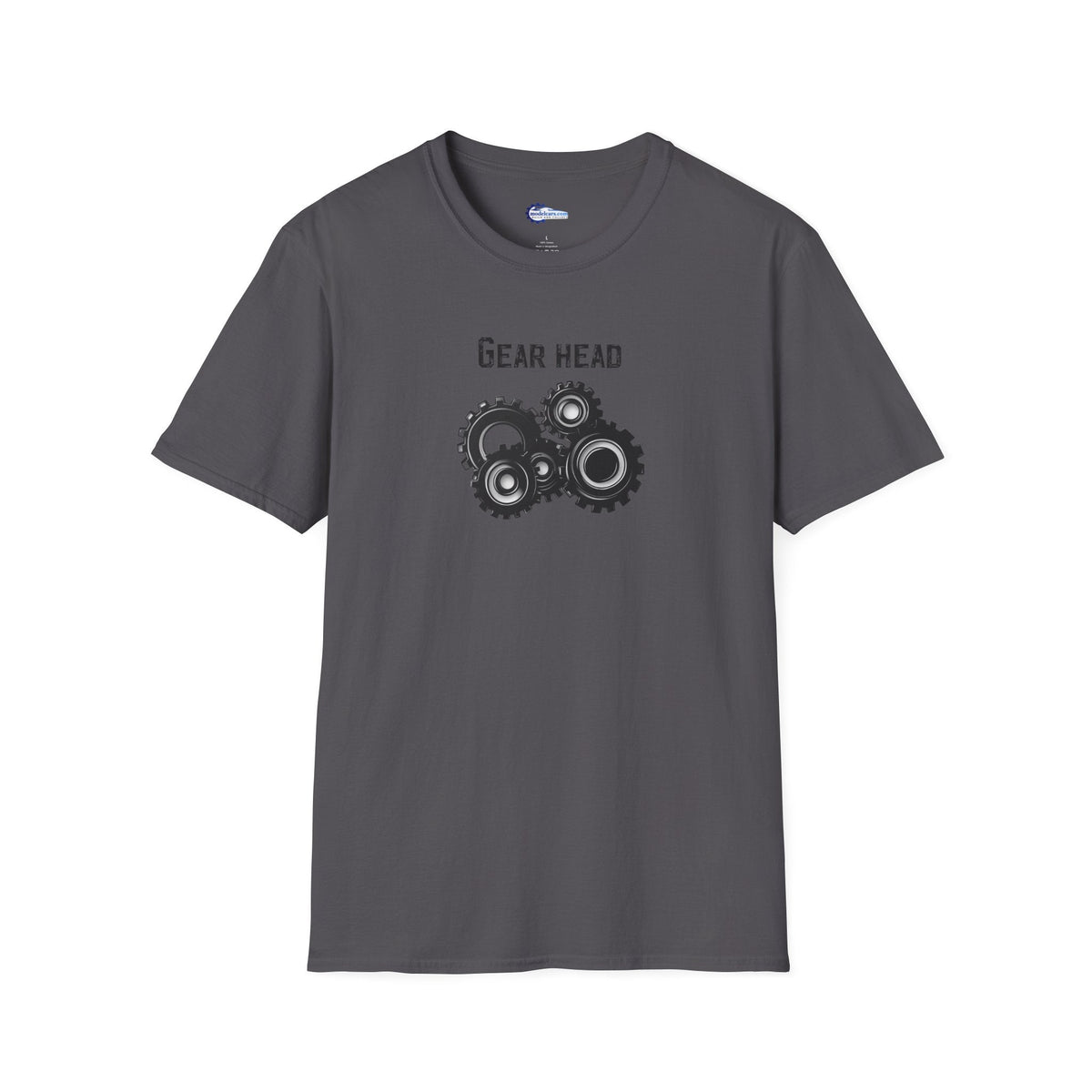 Gear Head Vintage T-Shirt - Text Design + Graphic-Modelcars.com-ModelCars.com