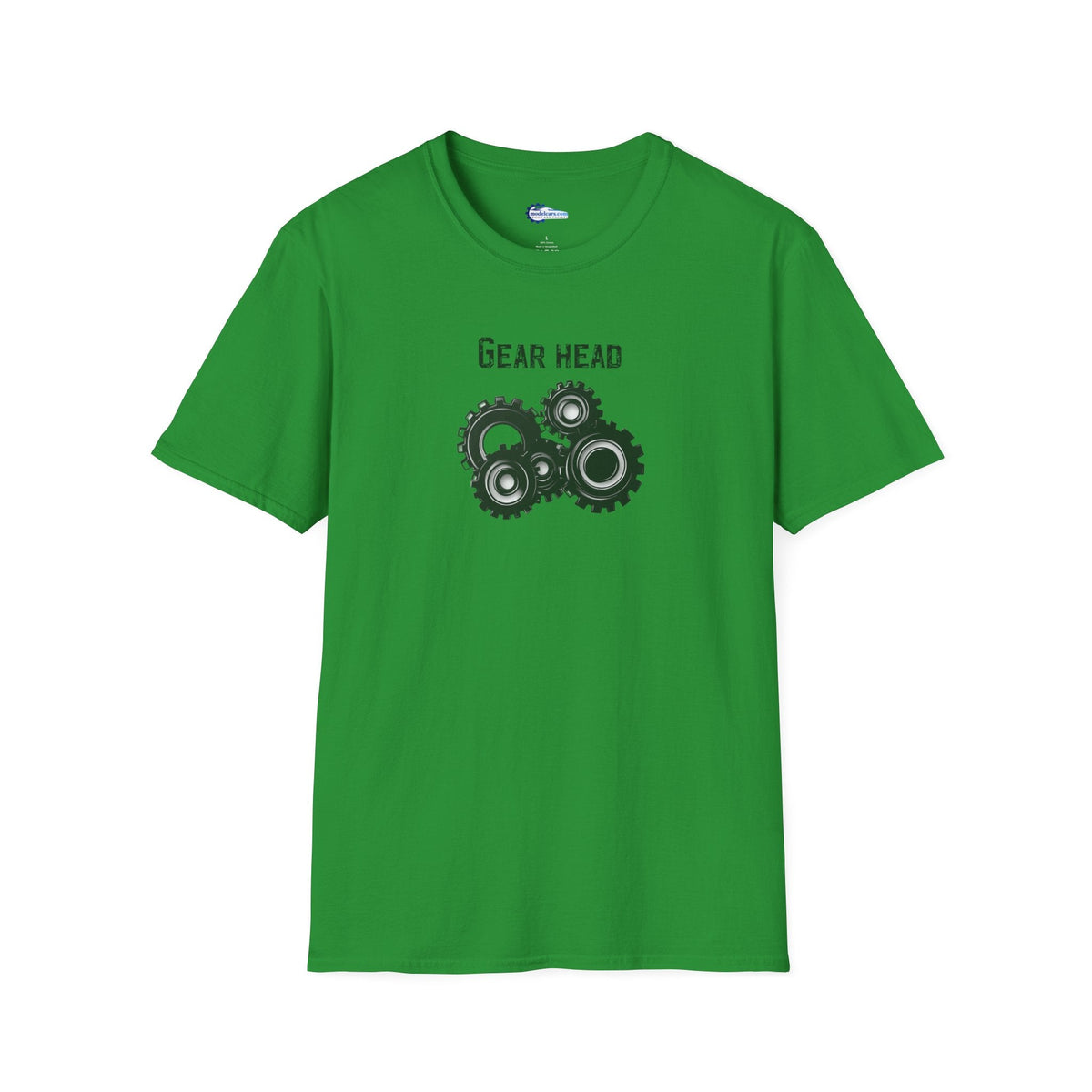 Gear Head Vintage T-Shirt - Text Design + Graphic-Modelcars.com-ModelCars.com