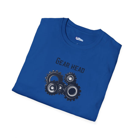 Gear Head Vintage T-Shirt - Text Design + Graphic-Modelcars.com-ModelCars.com