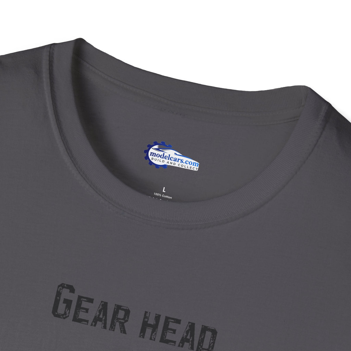 Gear Head Vintage T-Shirt - Text Design + Graphic-Modelcars.com-ModelCars.com