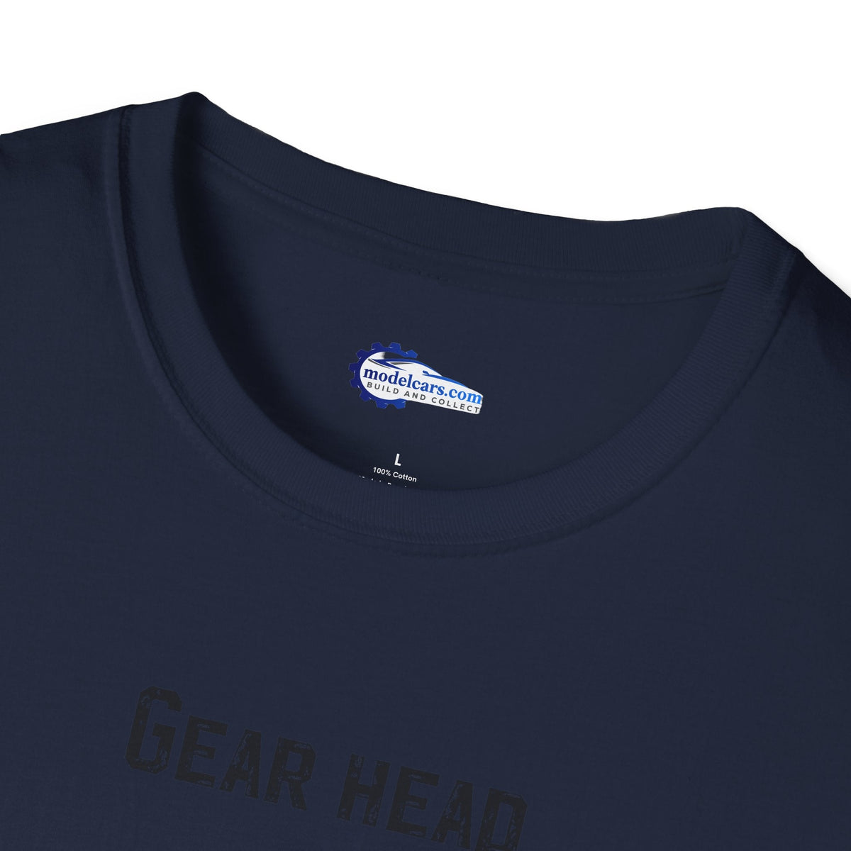 Gear Head Vintage T-Shirt - Text Design + Graphic-Modelcars.com-ModelCars.com