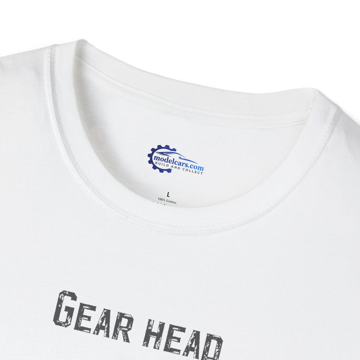 Gear Head Vintage T-Shirt - Text Design + Graphic-Modelcars.com-ModelCars.com